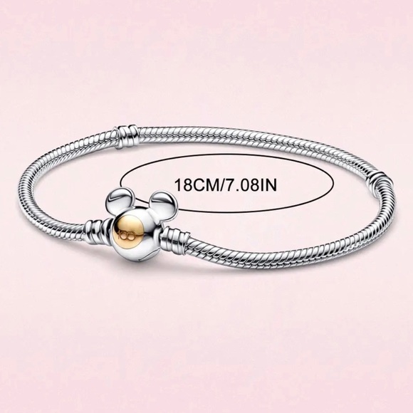 NWOT Disney 100th Anniversary Moments Snake Chain Bracelet - Picture 5 of 10